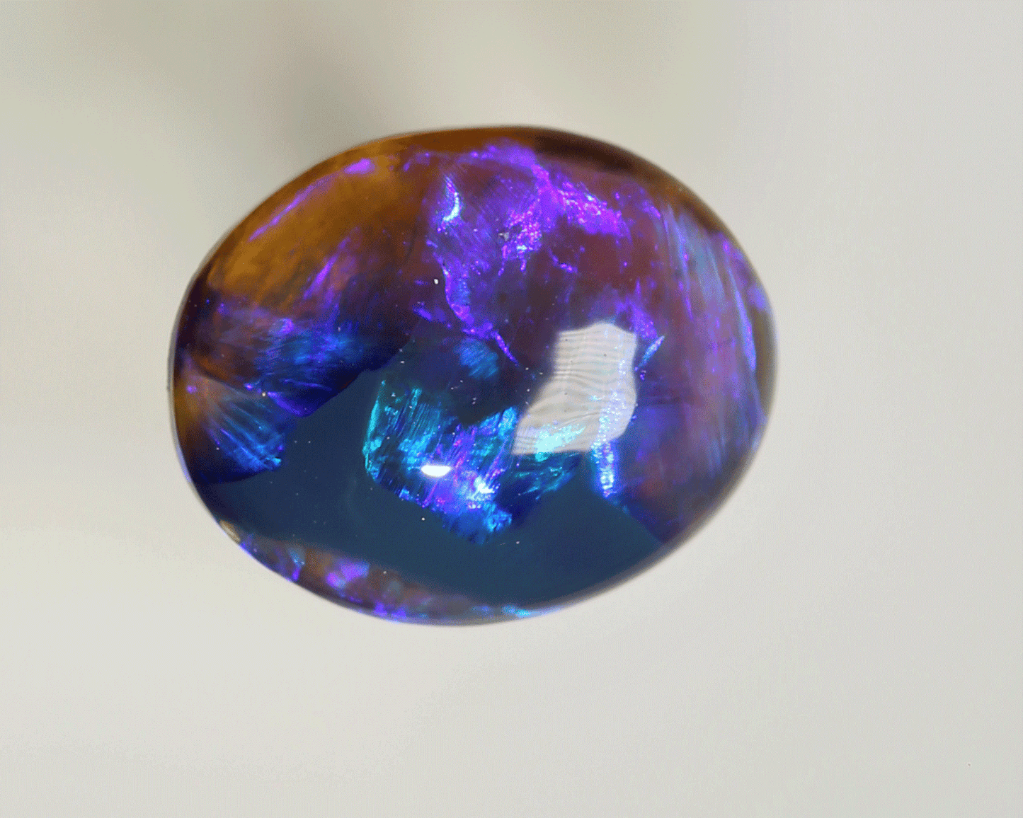 0.8 ct Black Crystal Opal