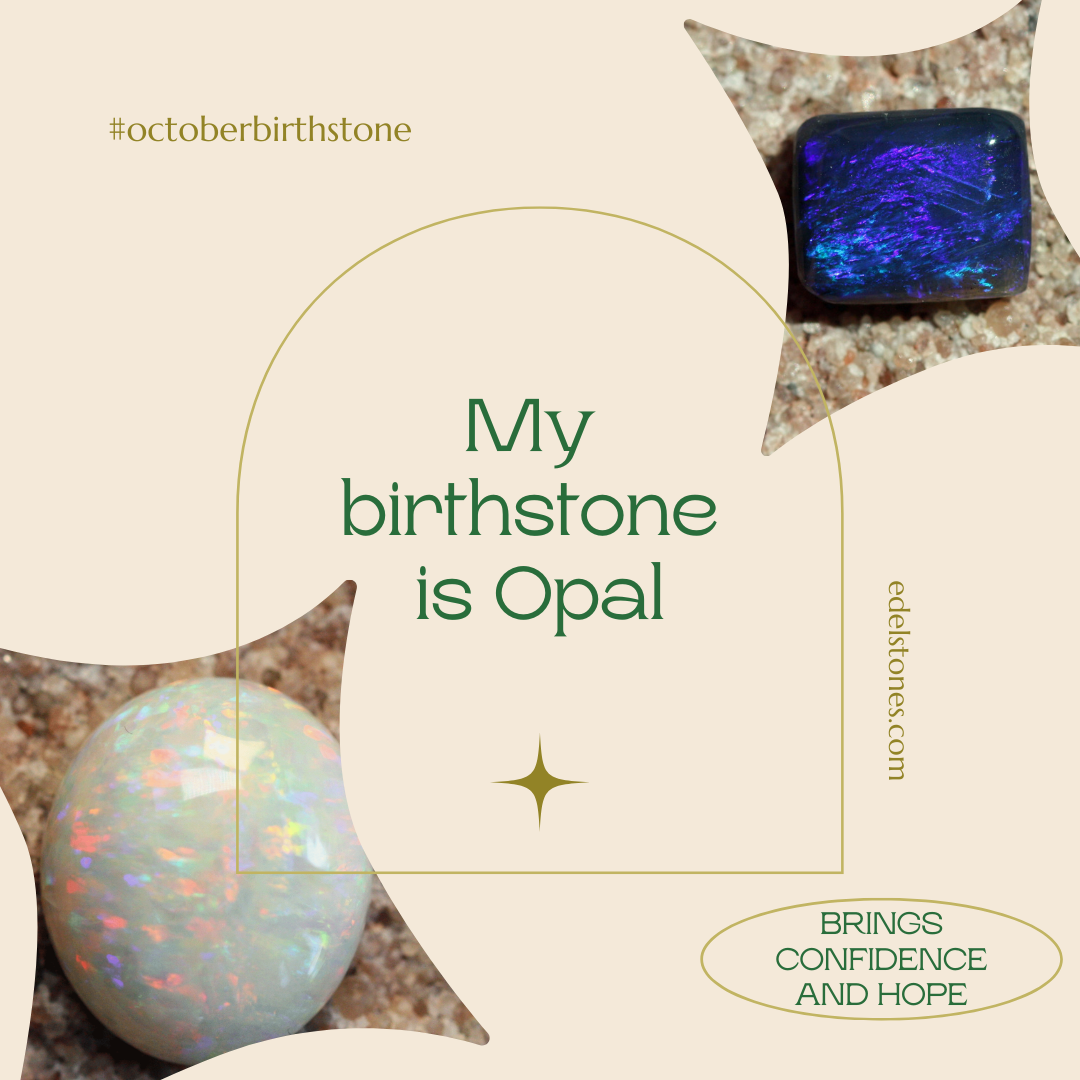 October Birthday stone